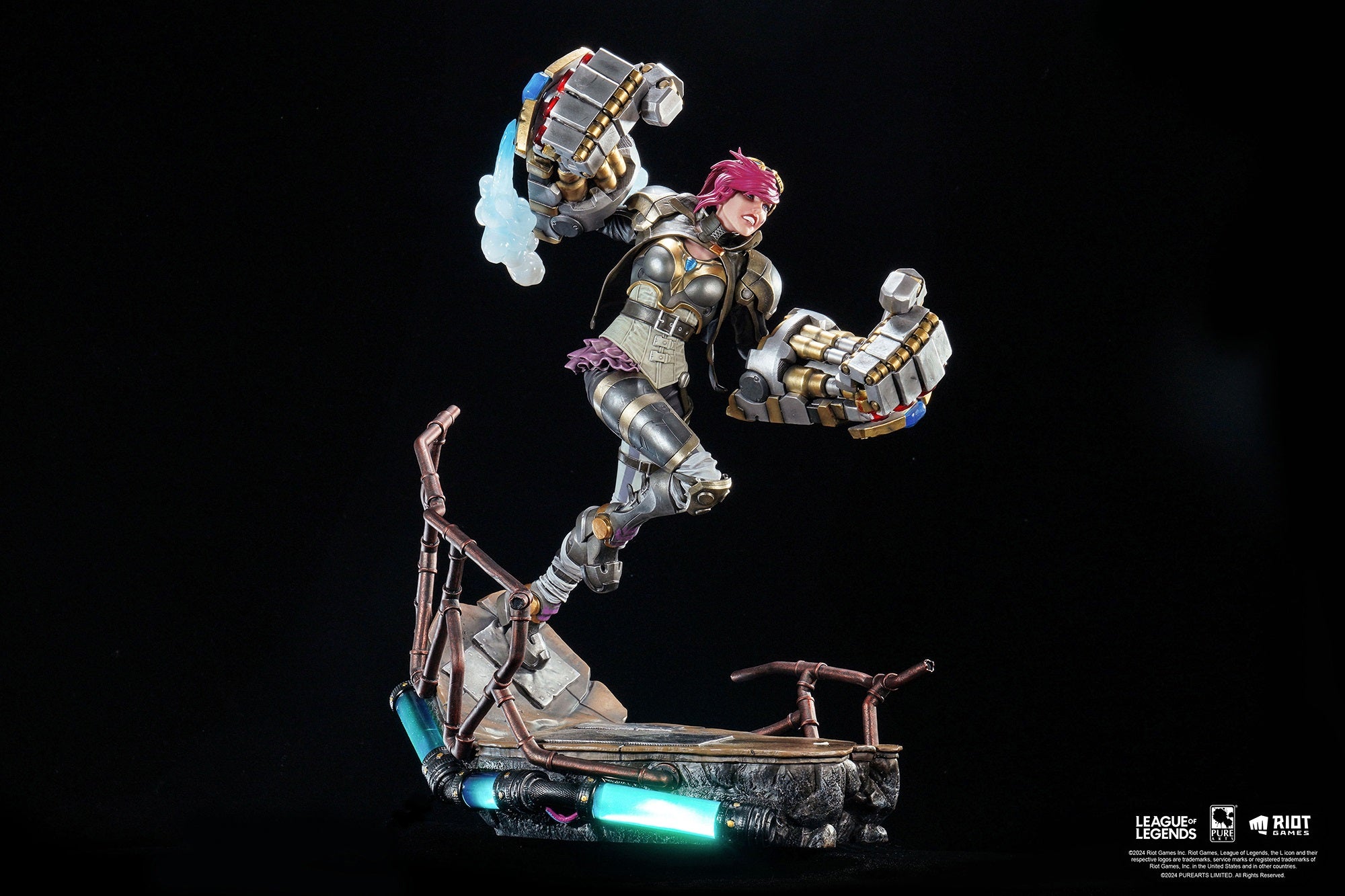 PureArts - 1:6 Scale Statues - League Of Legends - Vi Statue 40cm - flash vidéo