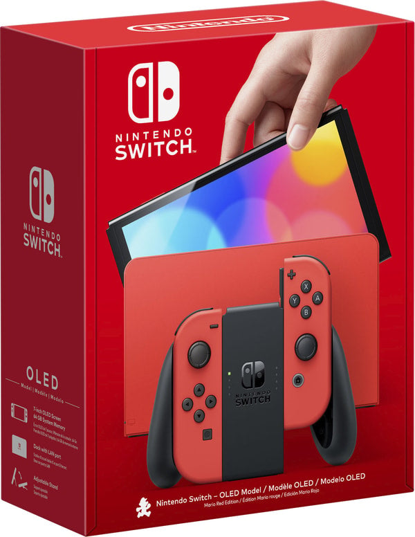 Nintendo Switch Modèle OLED Édition Mario rouge - flash vidéo