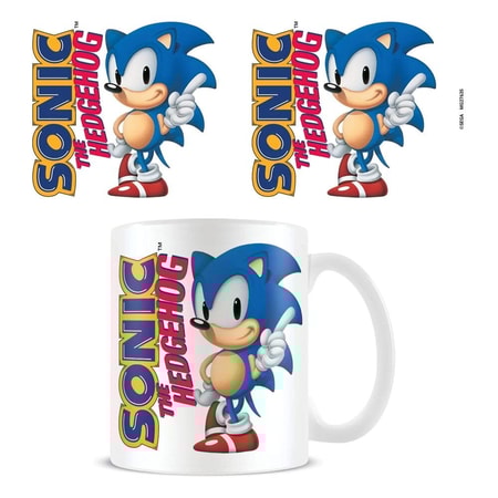 Sega - Sonic The Hedgehog - Mug Icône classique du jeu 315ml - flash vidéo