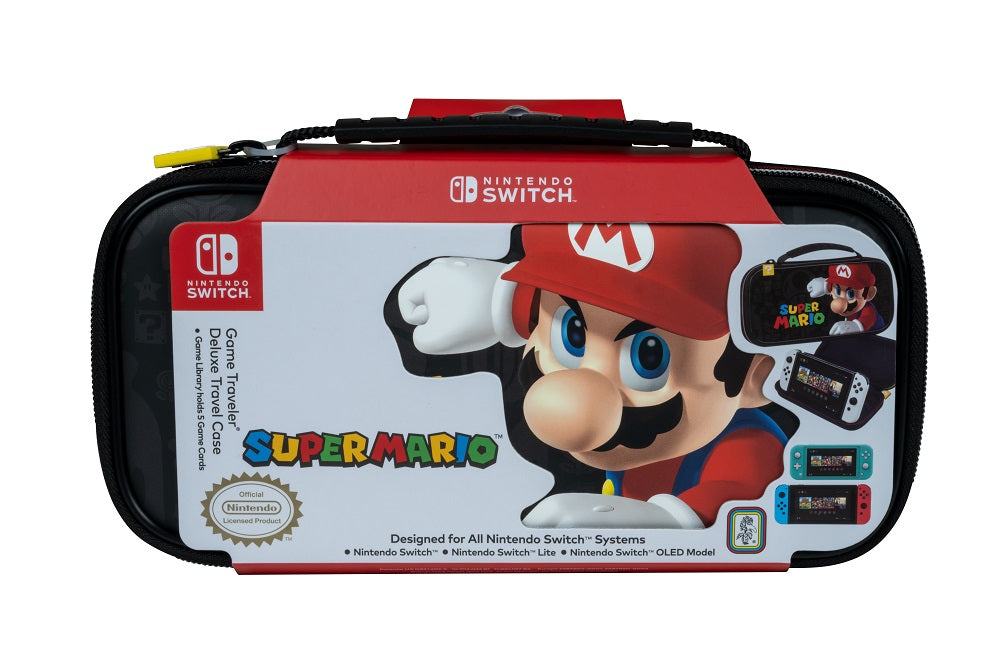 Big Ben - Pochette de transport deluxe officielle Super Mario pour Nintendo Switch, Switch Lite et Switch OLED