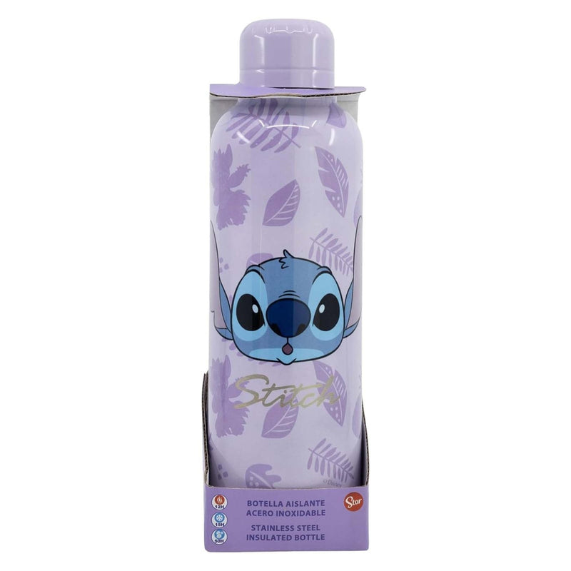 Stor - Disney - Lilo et Stitch - Bouteille Isotherme en Acier Inoxydable 515ml "Stitch Palmiers"