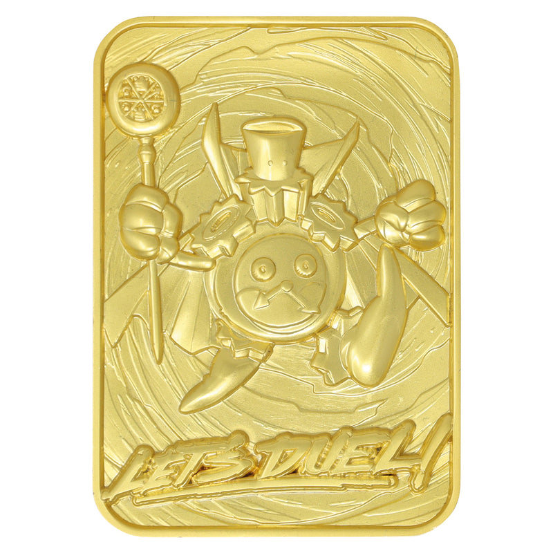 Yu-Gi-Oh! - Lingot Plaqué Or 24 Carats "Magicien du Temps" en Édition Limitée