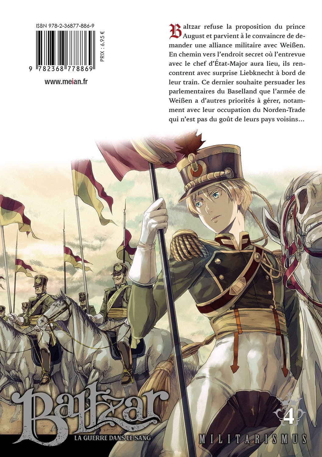 Baltzar : La guerre dans le sang - Tome 04 - Livre (Manga)