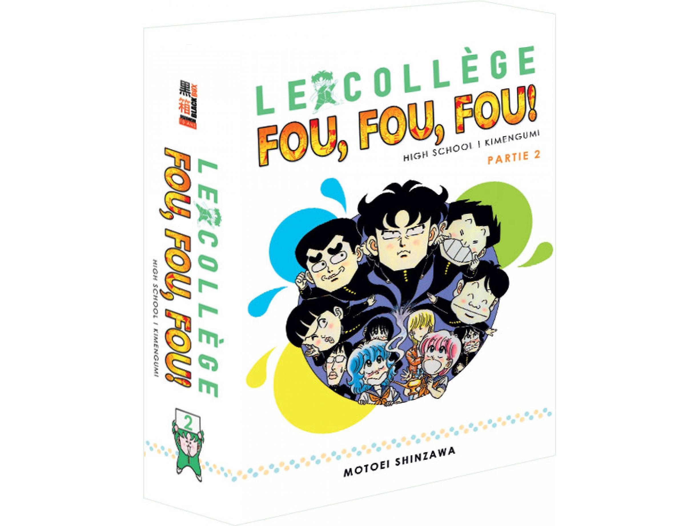 Le Collège Fou Fou Fou - Partie 2 - Pack 10 mangas (livres) - Edition Collector
