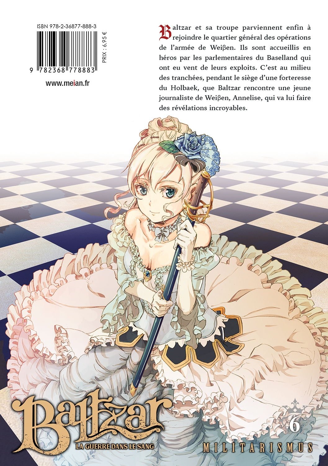 Baltzar : La guerre dans le sang - Tome 06 - Livre (Manga)