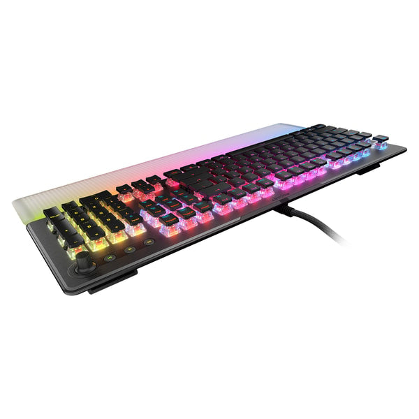 Roccat - Clavier de jeu RGB optique Vulcan II Max Noir - Disposition Qwerty US - flash vidéo