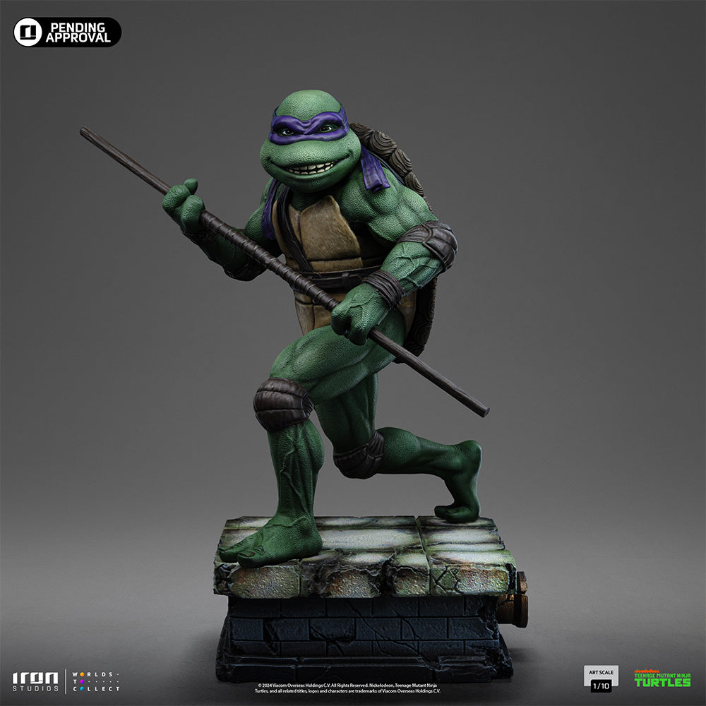 Iron Studios - Art Scale 1/10 - Teenage Mutant Ninja Turtles - Donatello Statue 18cm - flash vidéo