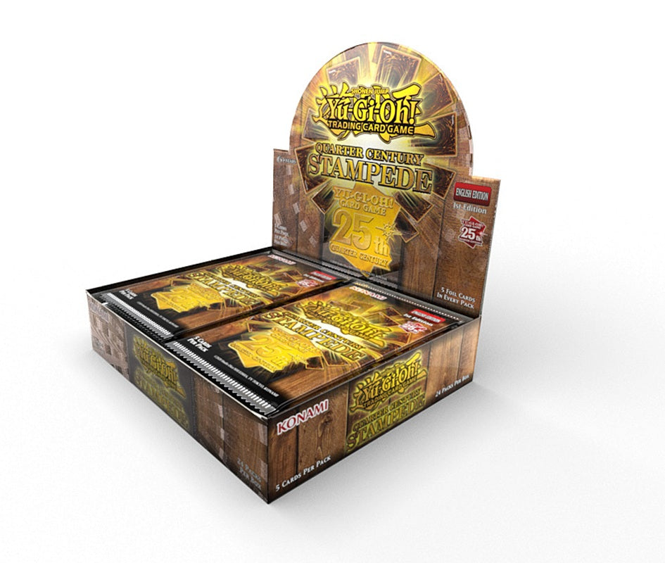 Yu-Gi-Oh! TCG - Quarter Century Stampede Booster Pack Display (24 Boosters) - flash vidéo
