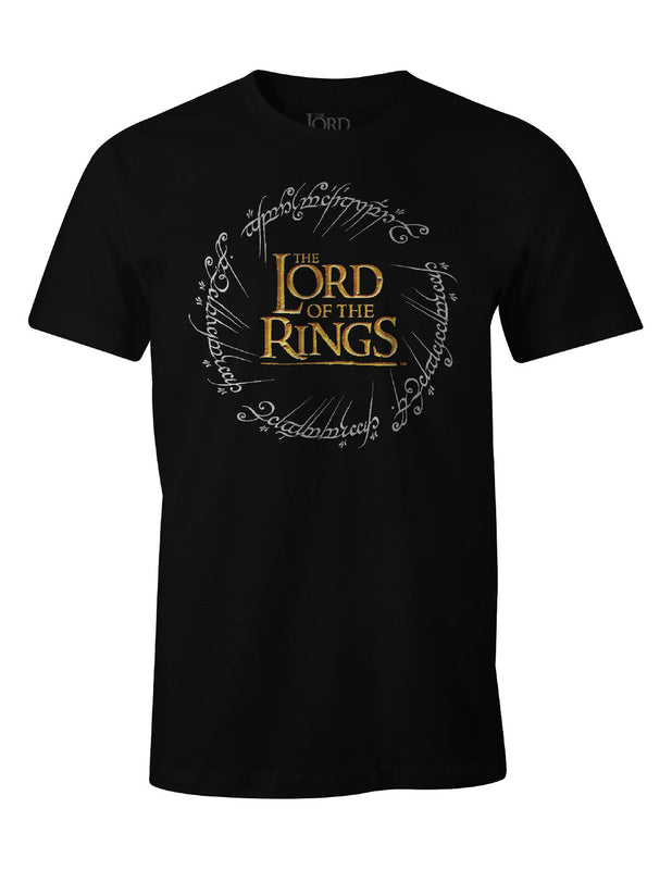 Le Seigneur des Agneaux - T-shirt Noir Hommes Logo Anneau - M