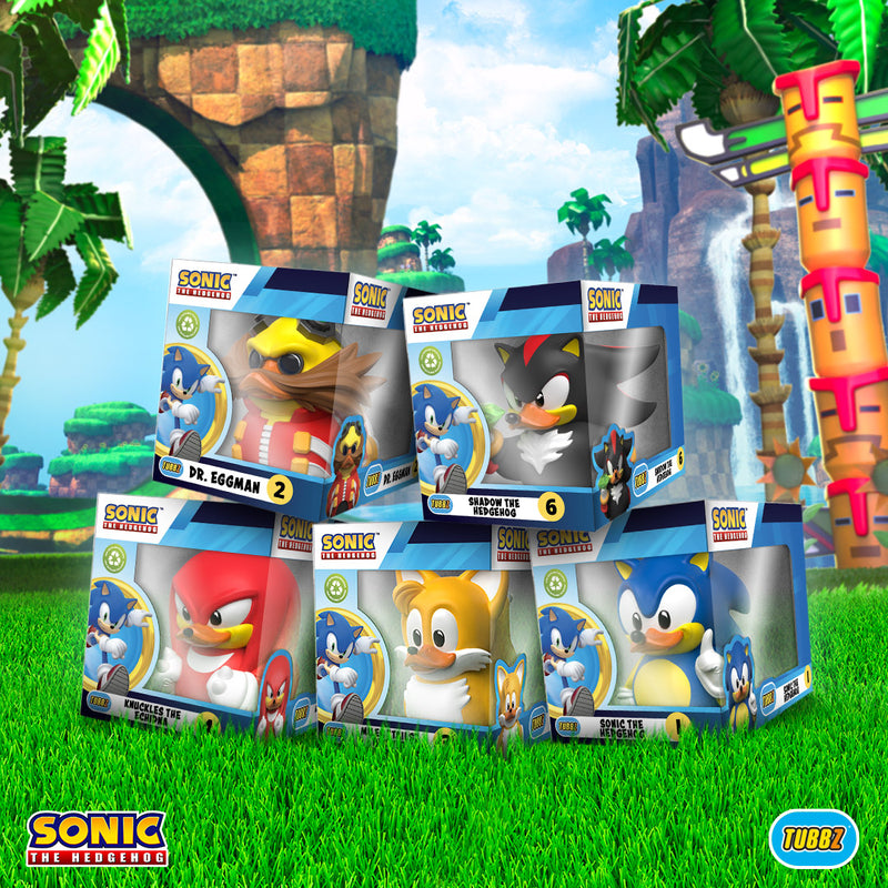 Best of TUBBZ Boîte Canard de bain - Sonic le Hérisson - Dr Eggman