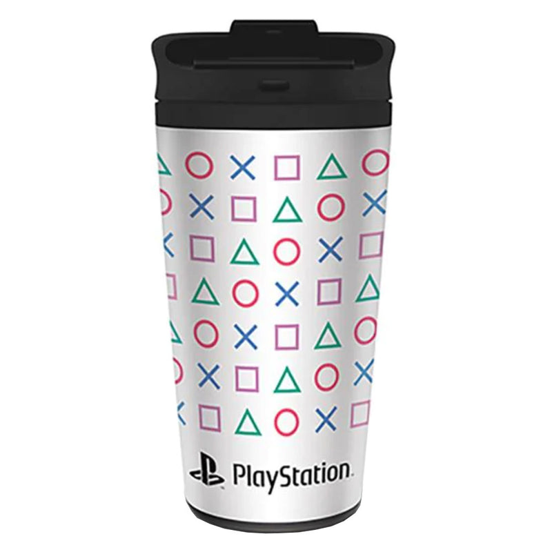 PlayStation - Mug de voyage en métal Formes de PlayStation