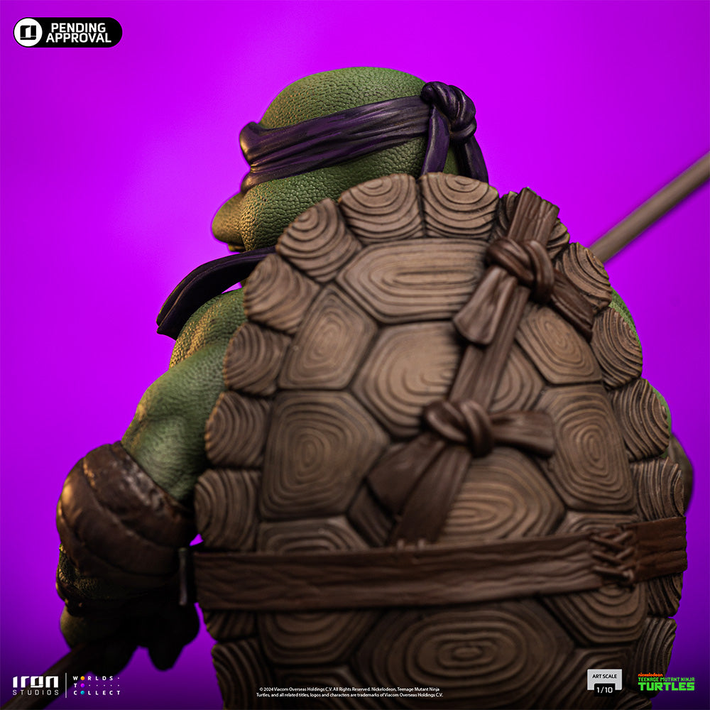 Iron Studios - Art Scale 1/10 - Teenage Mutant Ninja Turtles - Donatello Statue 18cm - flash vidéo
