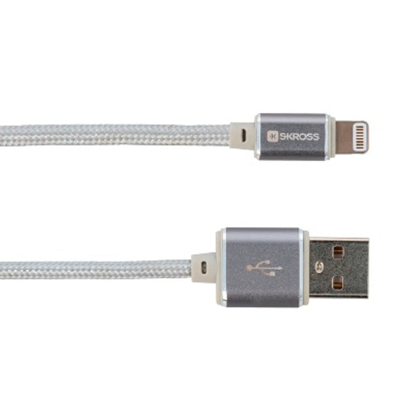 Skross Charge'n Sync Lightning Connector Steel Line