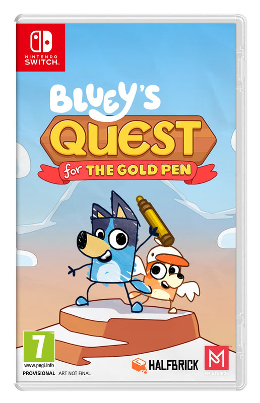 Bluey's Quest for the Gold Pen
