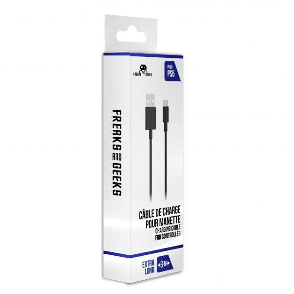 Câble de recharge pour manette USB-C de 3m - flash vidéo