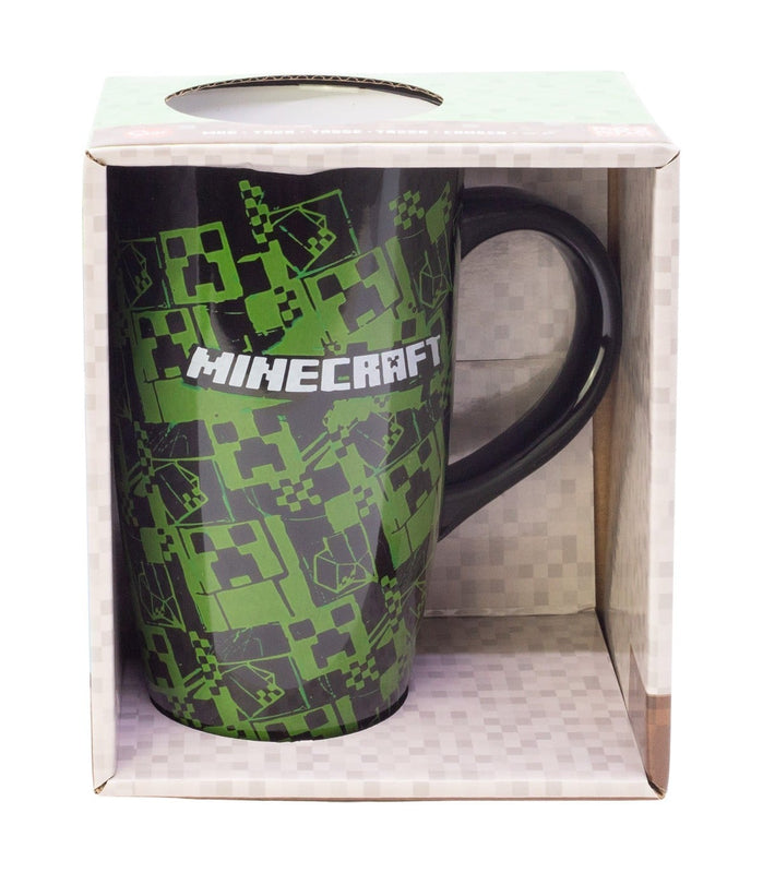 Stor - Minecraft - Mug Latte Céramique "IconicMono" en Boîte Cadeau 680ml