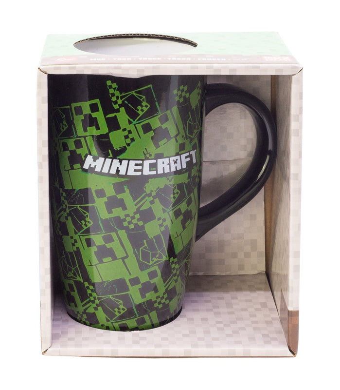 Stor - Minecraft - Mug Latte Céramique "IconicMono" en Boîte Cadeau 680ml