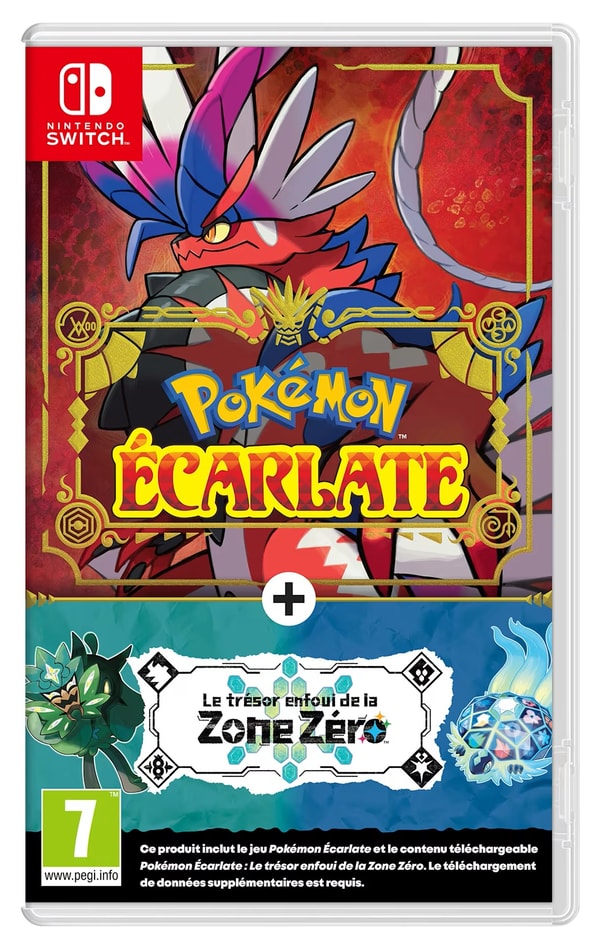 Pokémon Écarlate + Pass d'extension Le trésor enfoui de la Zone Zéro - flash vidéo