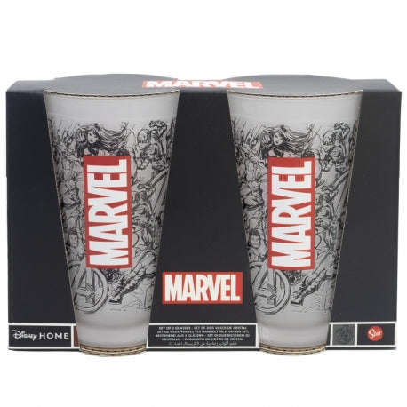 Stor - Marvel - Lot de 2 verres tumbler 490ml