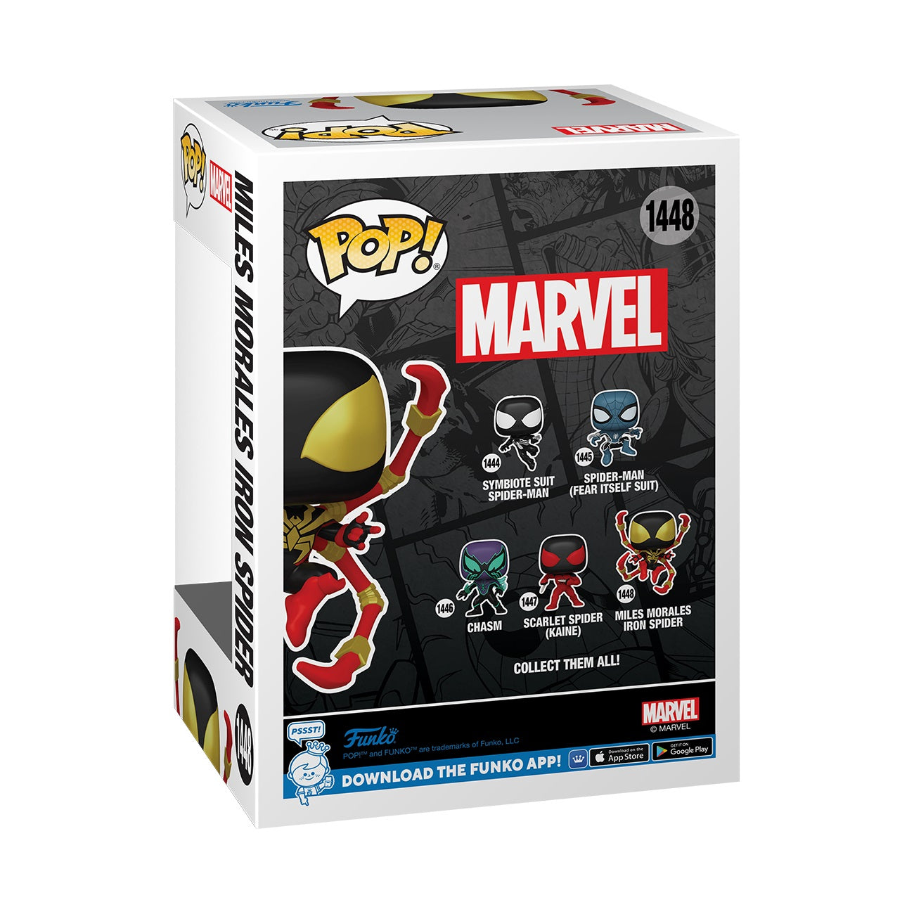 Funko Pop! Marvel: Spider-Man Comics - Miles Iron Spider (Chance of Special Edition Chase) - flash vidéo