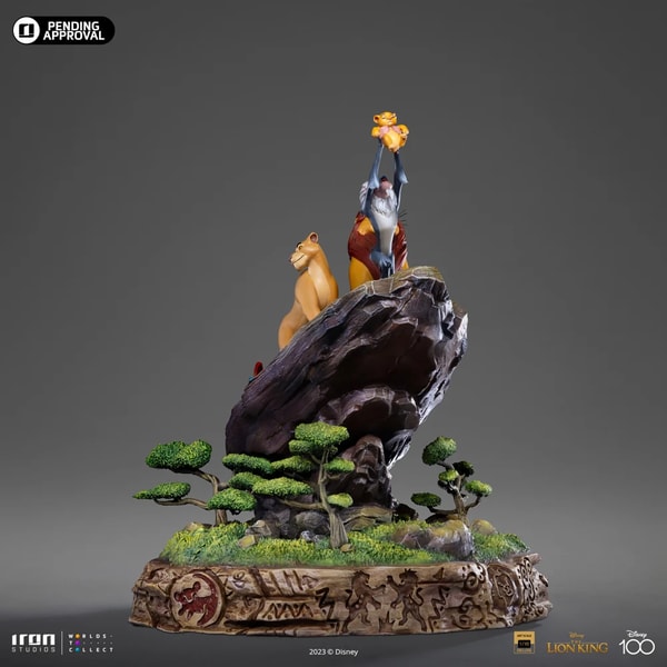Iron Studios - Deluxe Art Scale 1/10 - Disney Classics - Le Roi Lion Statue 34cm - flash vidéo