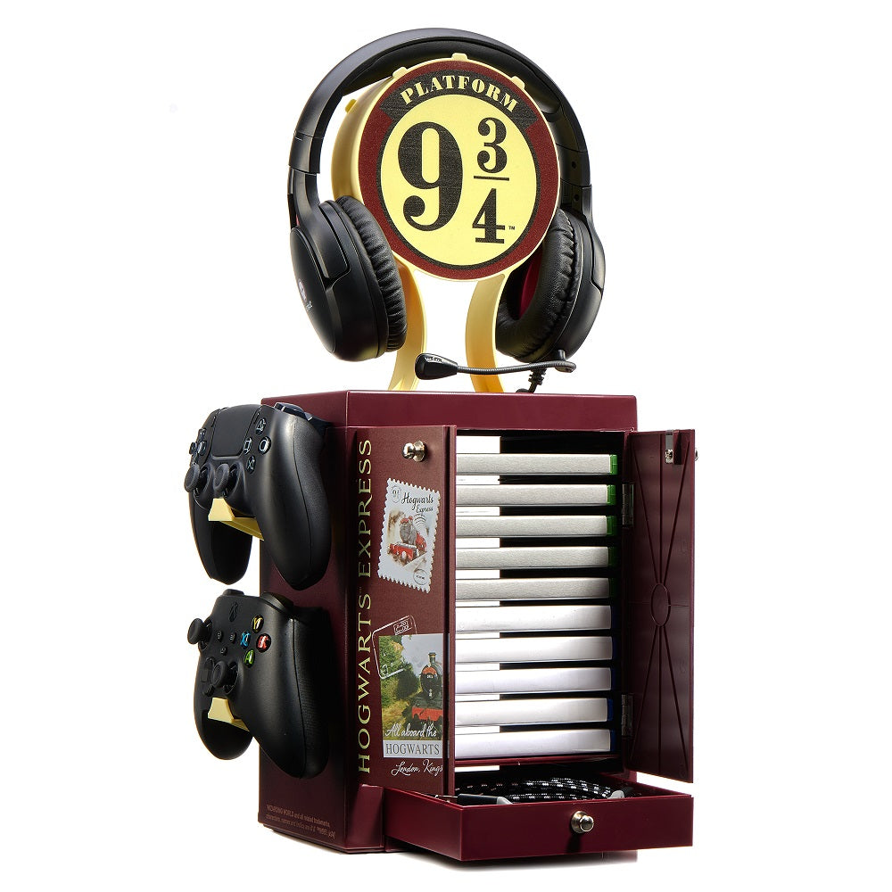Numskull - Harry Potter - Meuble de rangement officiel Voie 9 3/4 pour gamer - flash vidéo