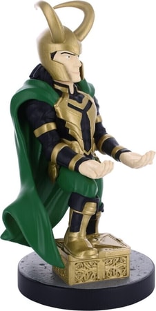 Cable Guys - Marvel - Avengers - Loki Support Chargeur pour Téléphone et Manette - flash vidéo