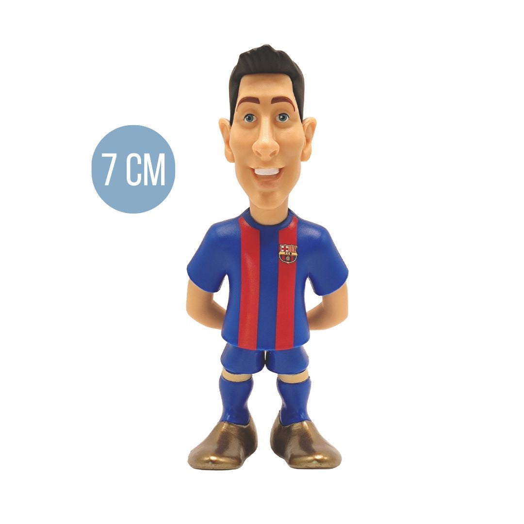 Minix - Box - FC Barcelone - Lewandowski - Figurines PVC 7 cm