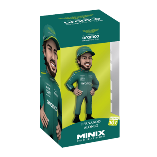 Minix - Sports #107 - Aston Martin - Fernando Alonso - Figurines PVC 12 cm
