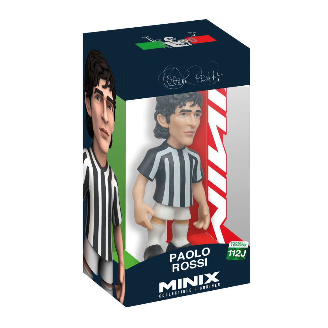Minix - Football Legends #112J - Paolo Rossi Juventus - Figurines PVC 12 cm