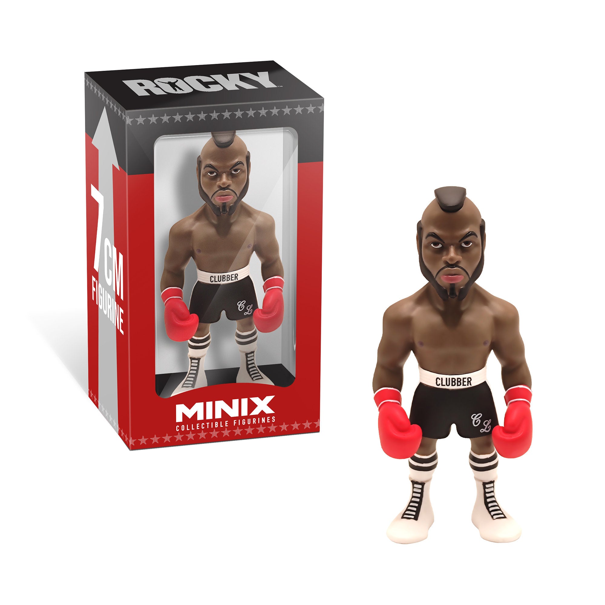 Minix - Box - Rocky III - Clubber lang - Figurines PVC 7 cm