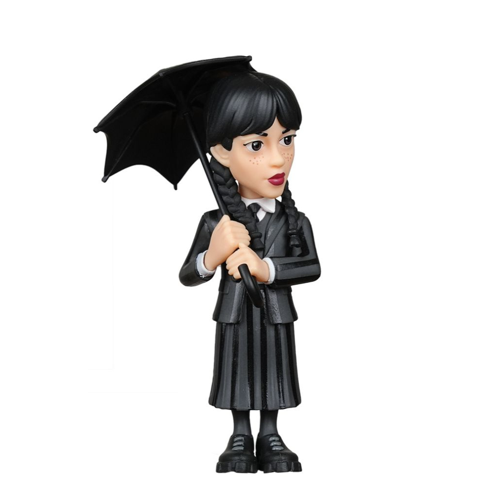 Minix - TV Series #167 - Wednesday - Mercredi Addams Parapluie - Figurines PVC 12 cm