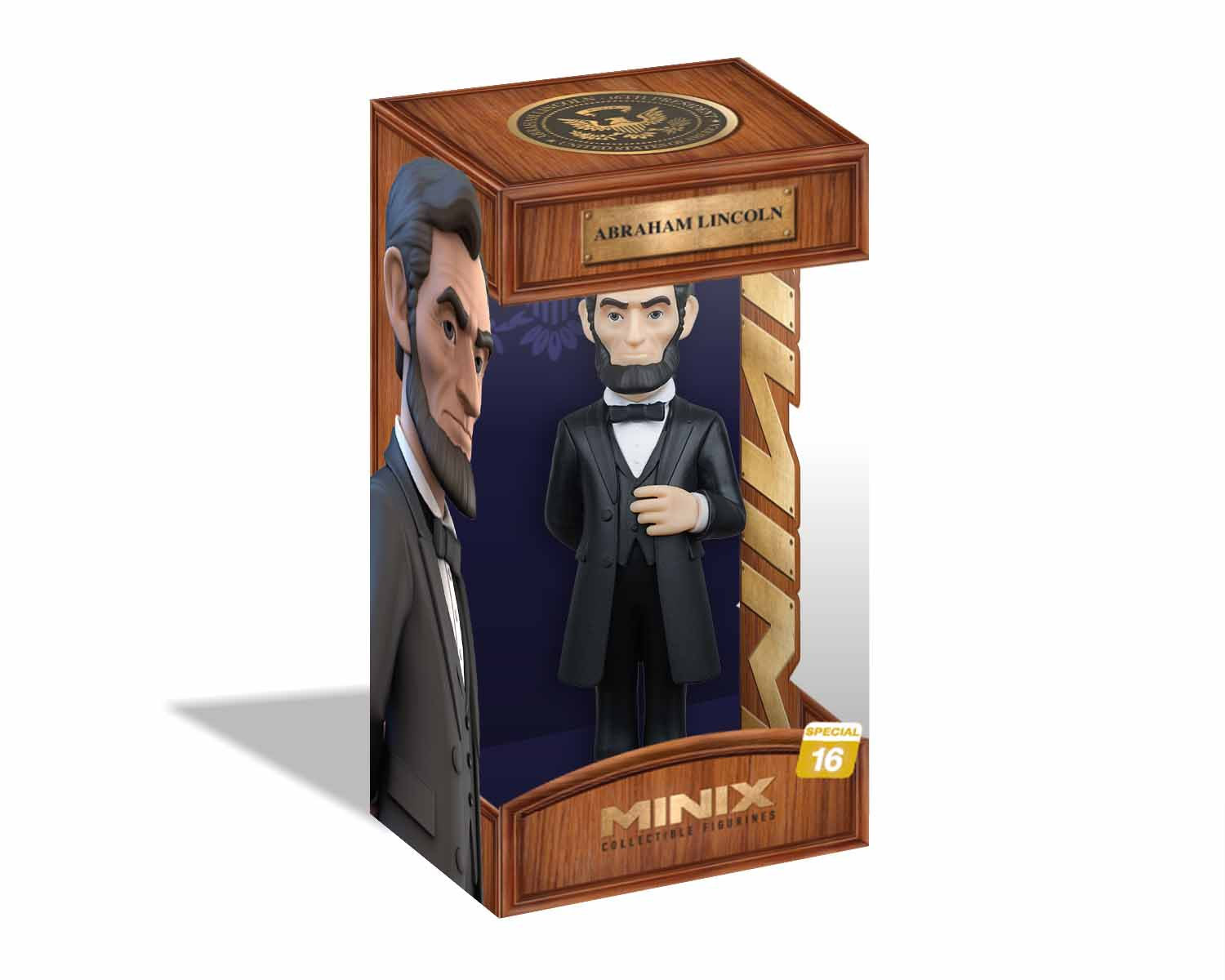Minix - Celebrity #16 - Abraham Lincoln - Figurines PVC 12 cm