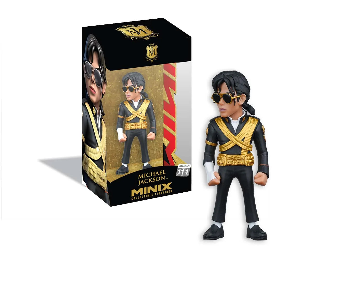 Minix - Music #111 - Michael Jackson - 10K - Figurines PVC 12 cm