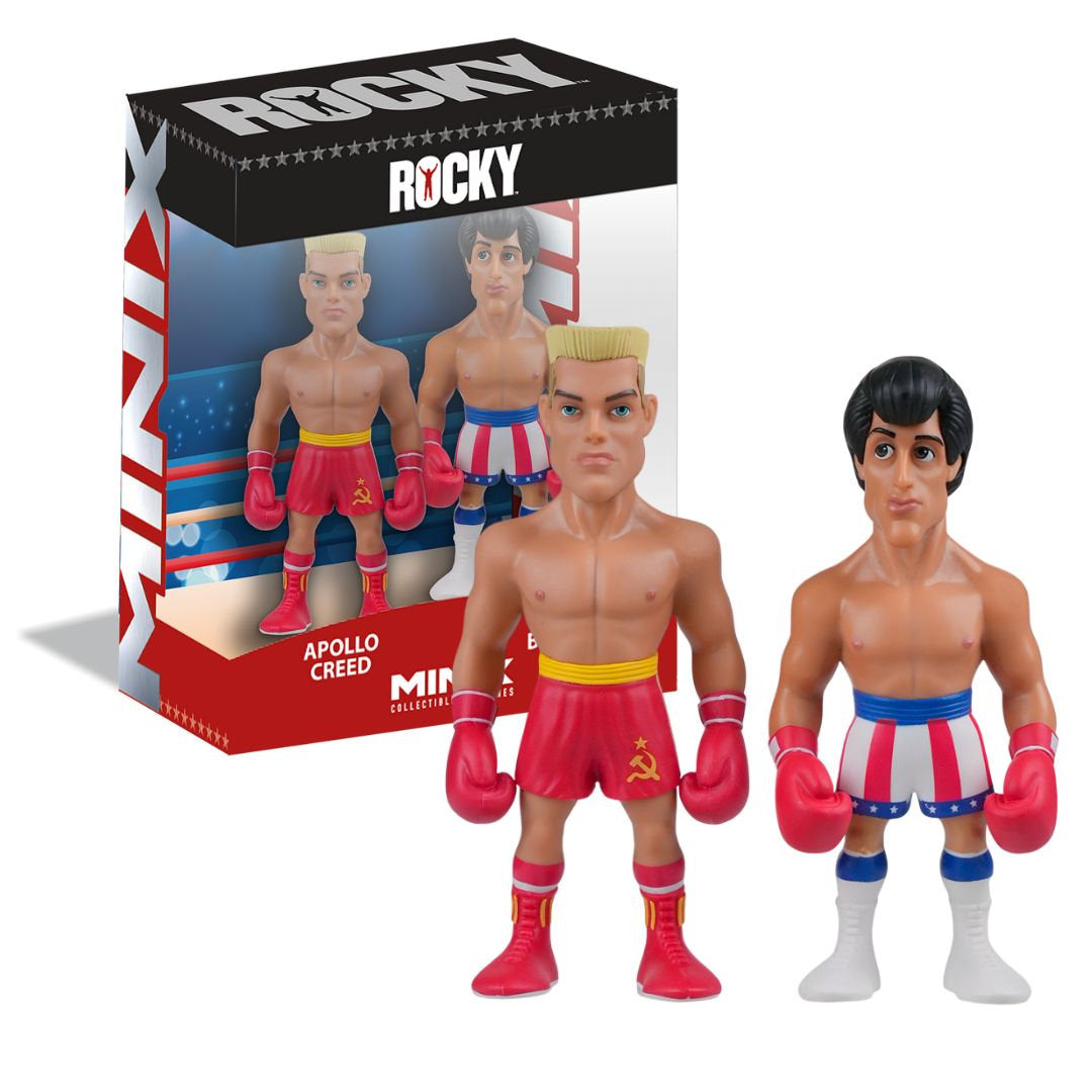 Minix - Movies - Pack Double Rocky IV - Figurines PVC 12 cm