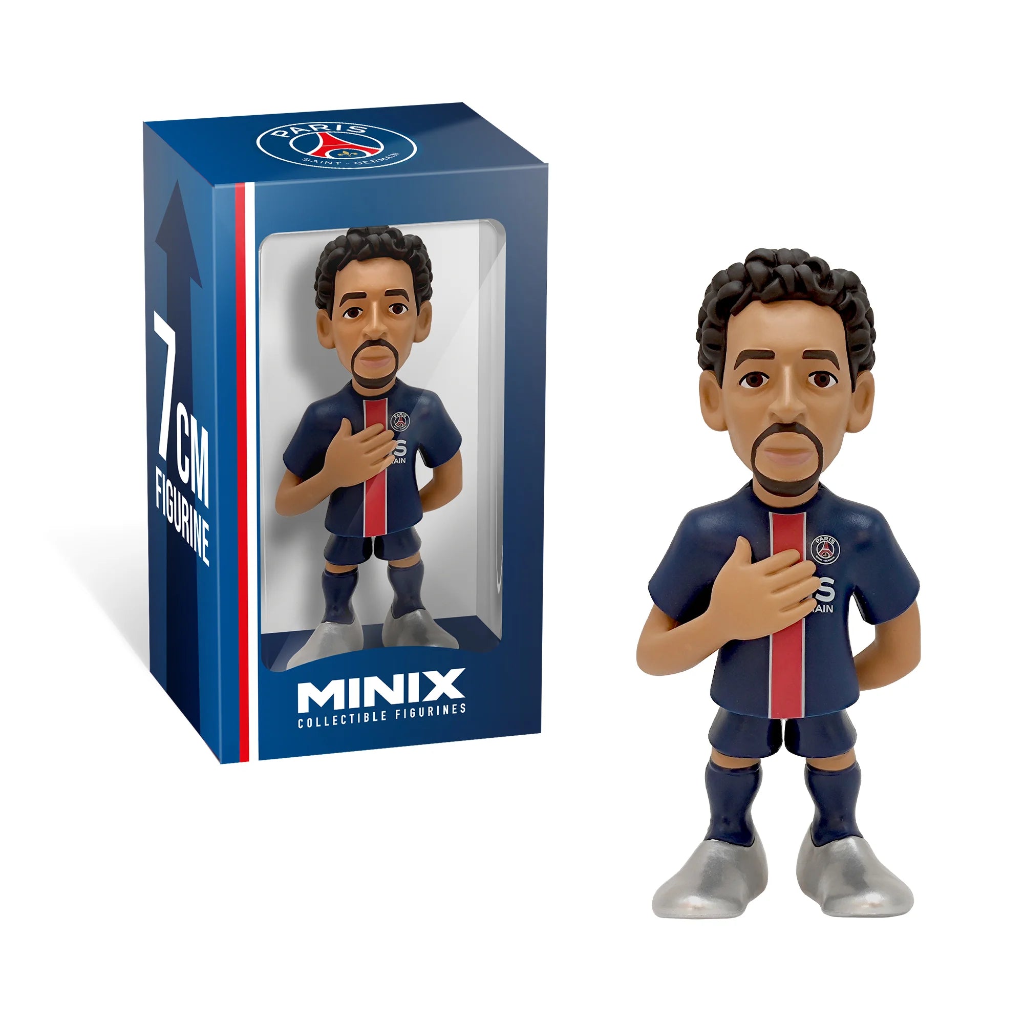 Minix - Box - PSG - Marquinhos - Figurines PVC 7 cm