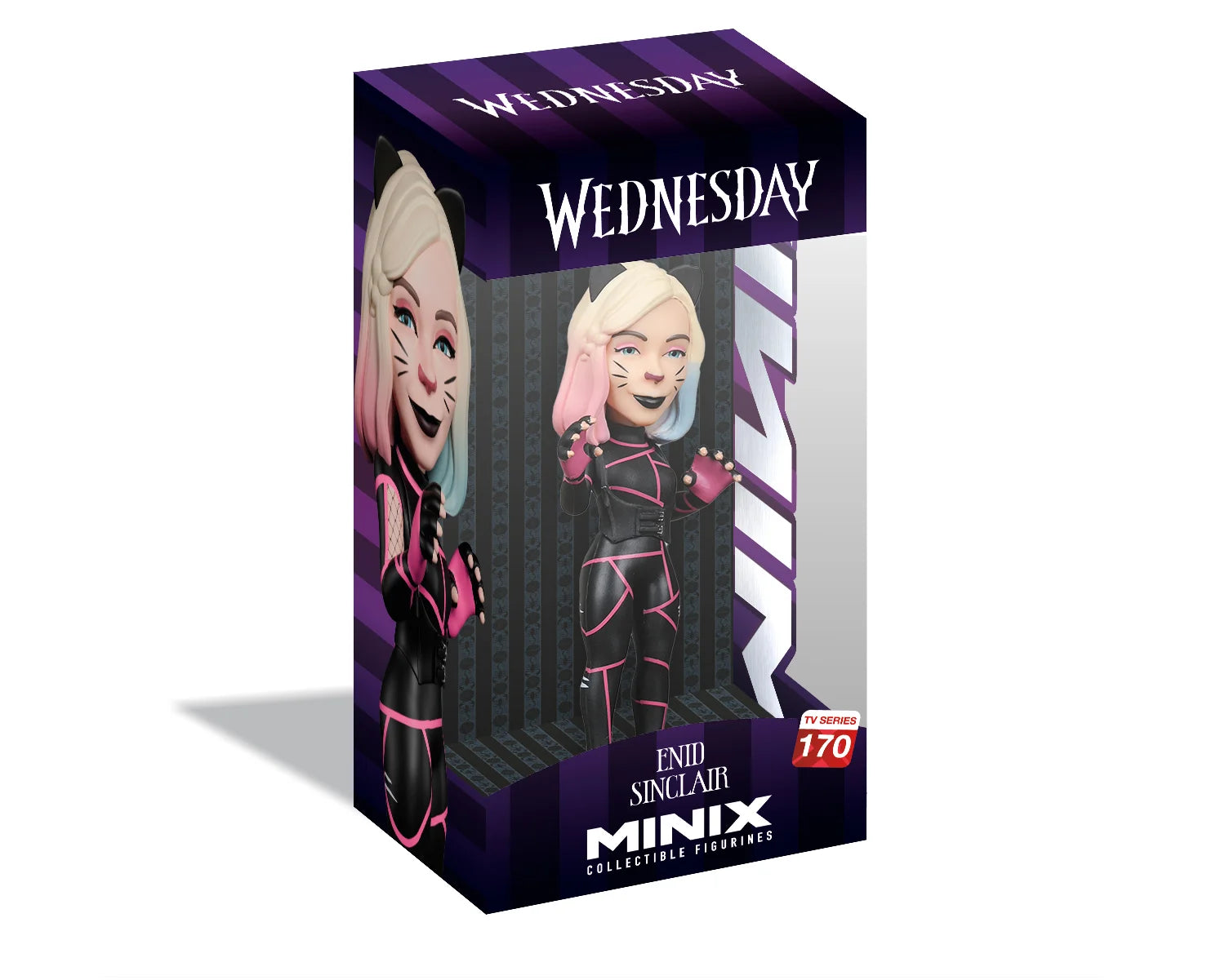 Minix - TV Series #170 - Wednesday - Enid en chat - Figurines PVC 12 cm