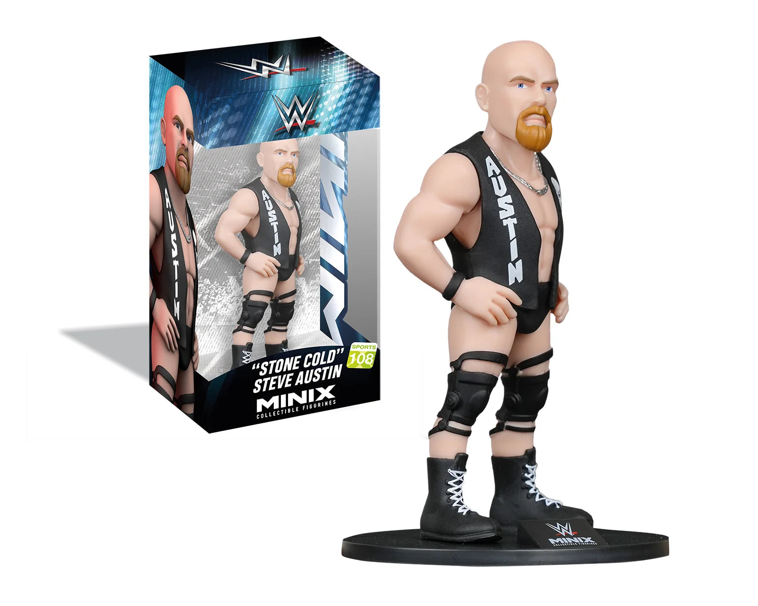 Minix - Sports #108 - Stone Cold Steve Austin - Figurine PVC 12 cm