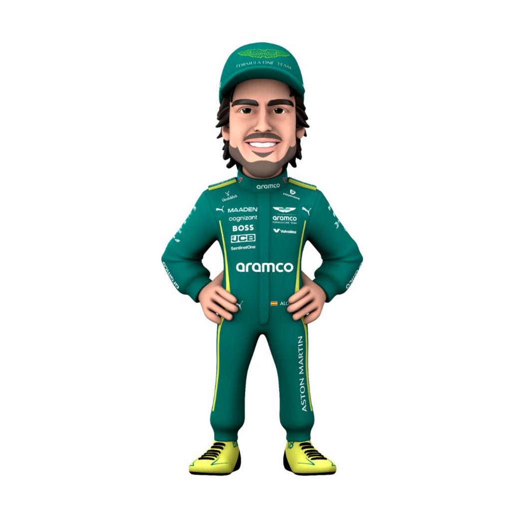 Minix - Sports #107 - Aston Martin - Fernando Alonso - Figurines PVC 12 cm