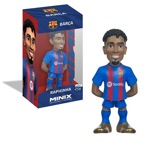 Minix - Football Stars #258 - FC Barcelone - Raphinha - Figurines PVC 12 cm
