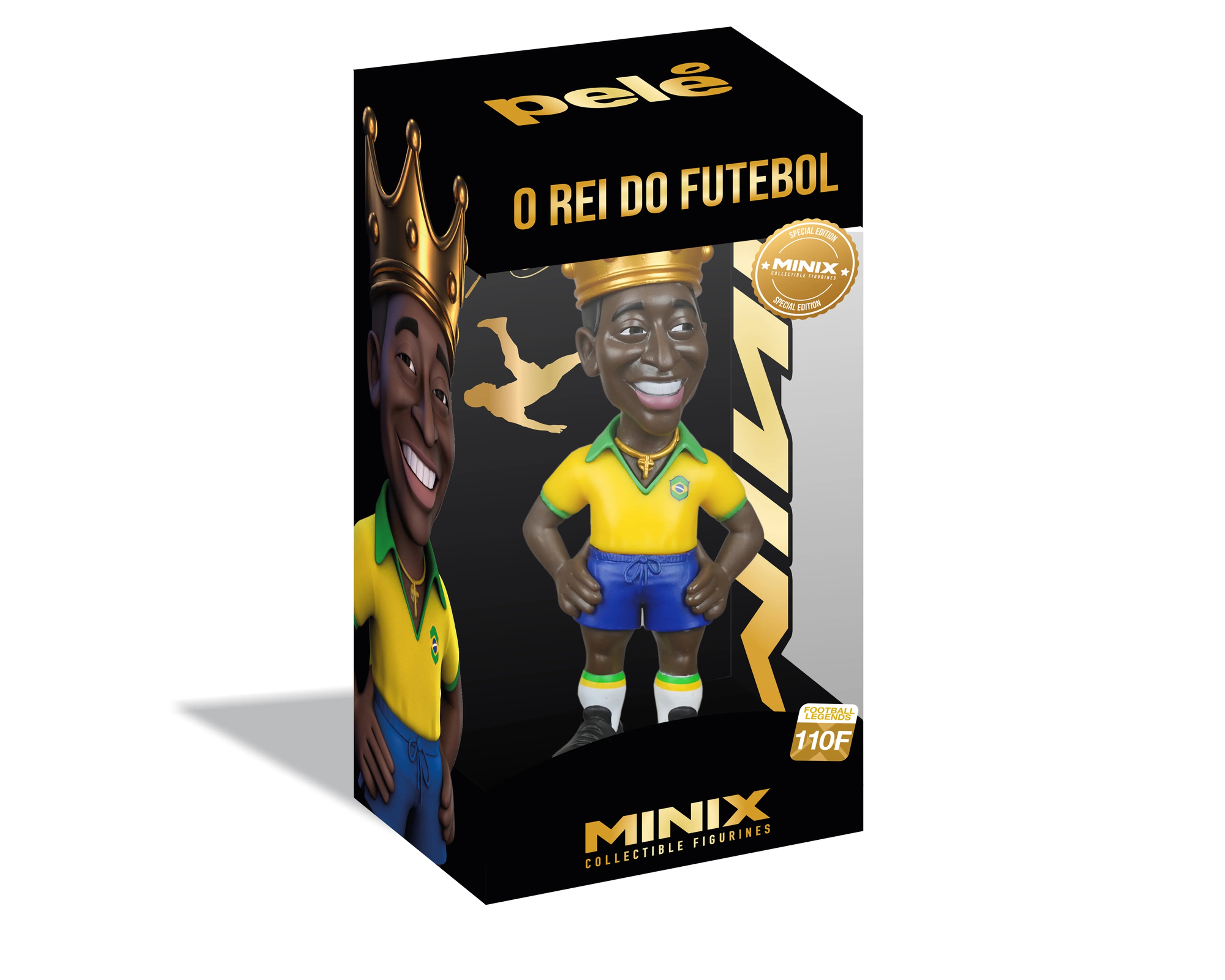 Minix - Football Legends #110F - Pelé Special Edition - Figurines PVC 12 cm