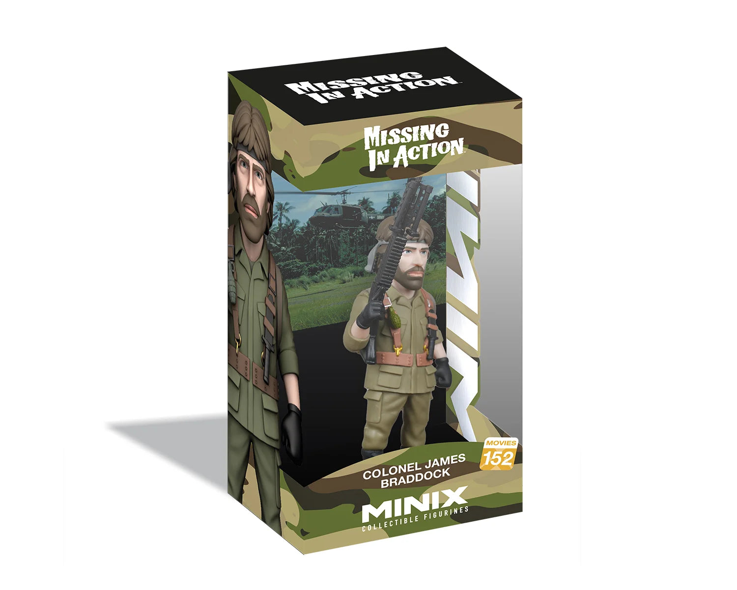 Minix - Movies #152 - Portés Disparus - Chuck Norris - James Braddock - Figurines PVC 12 cm
