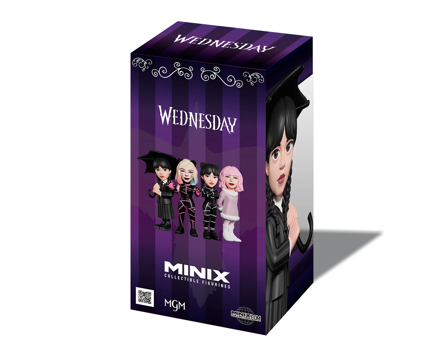 Minix - TV Series #167 - Wednesday - Mercredi Addams Parapluie - Figurines PVC 12 cm