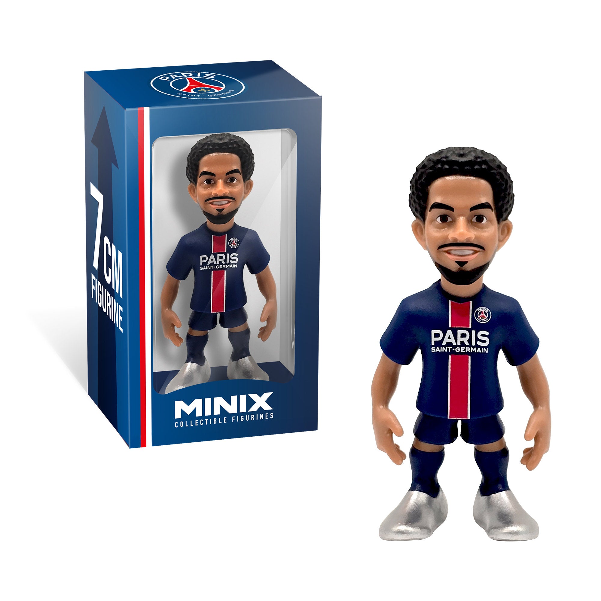 Minix - Box - PSG - Warren Zaire - Emery - Figurines PVC 7 cm