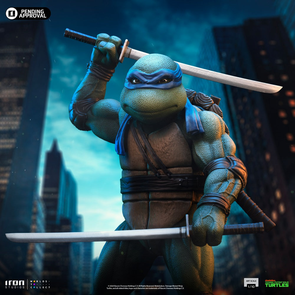 Iron Studios - Art Scale 1/10 - Teenage Mutant Ninja Turtles - Leonardo Statue 21cm - flash vidéo