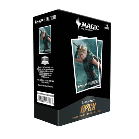 Ultra Pro - Magic: The Gathering - Universes Beyond: Final Fantasy - Sachet de 105 protèges cartes illustrés Apex Cloud Strife