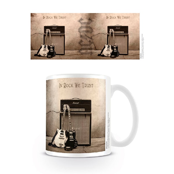 AC/DC - Mug "In Rock We Trust" 315ml - flash vidéo