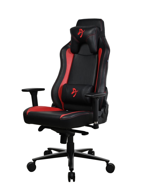 Arozzi Vernazza - Chaise Gaming en PU souple - Noir/Rouge - flash vidéo