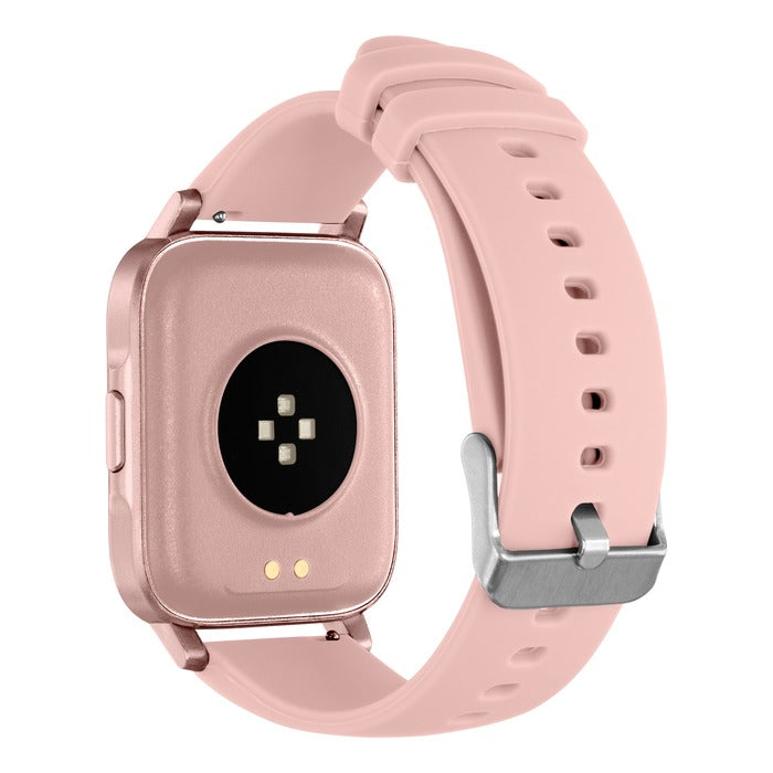 Abyx Fit - Ozone Lite - Montre connectée - Poudre de rose - flash vidéo