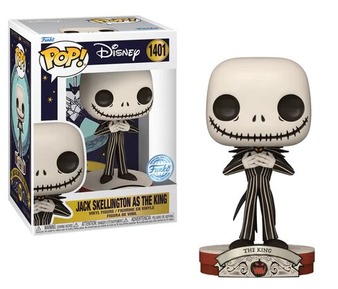 Funko Pop! Disney: The Nightmare Before Christmas - Jack Skellington as The King